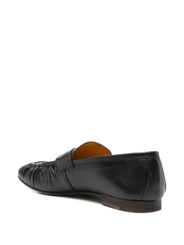 New Fratelli Leather Liafers Band loafer in blue leather|Fratelli Rossetti main image 2