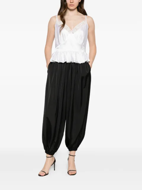 Parlor lace-trim top