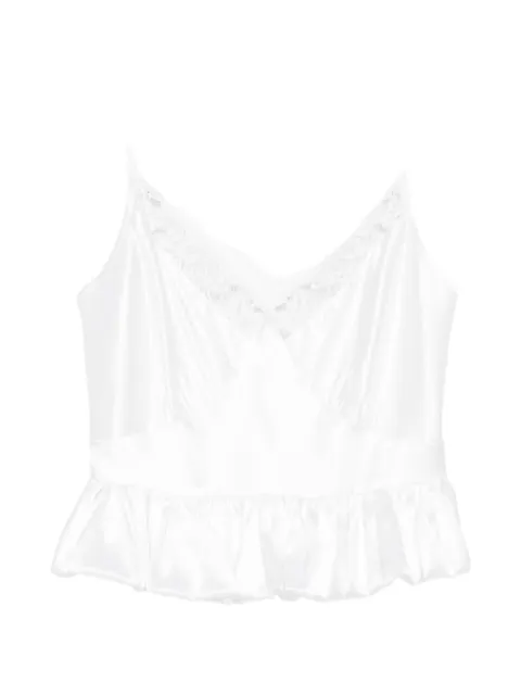 Parlor lace-trim top