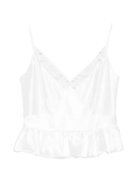 Parlor lace-trim top