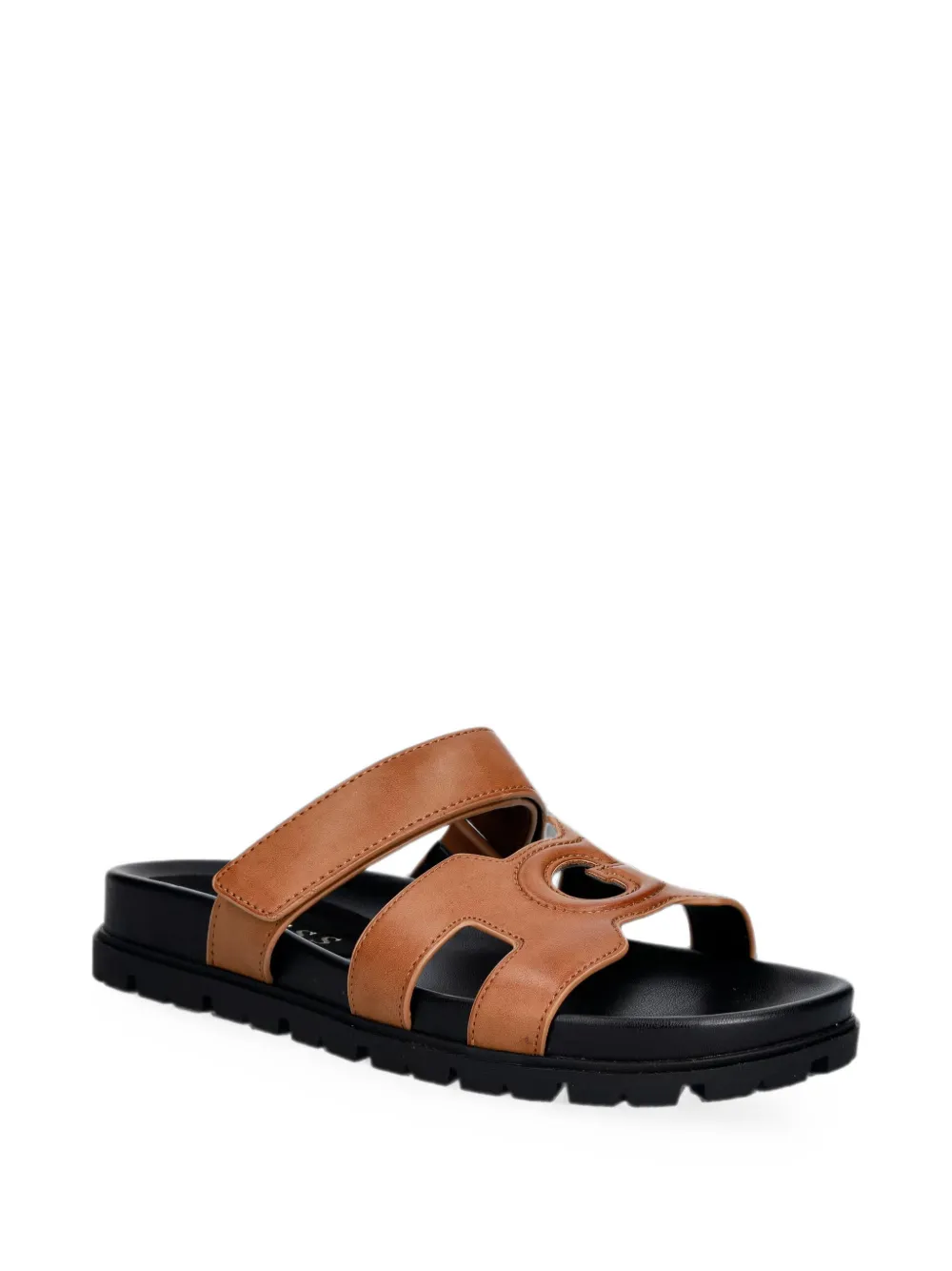 GUESS USA Fashiey logo-patch touch-strap sandals Bruin