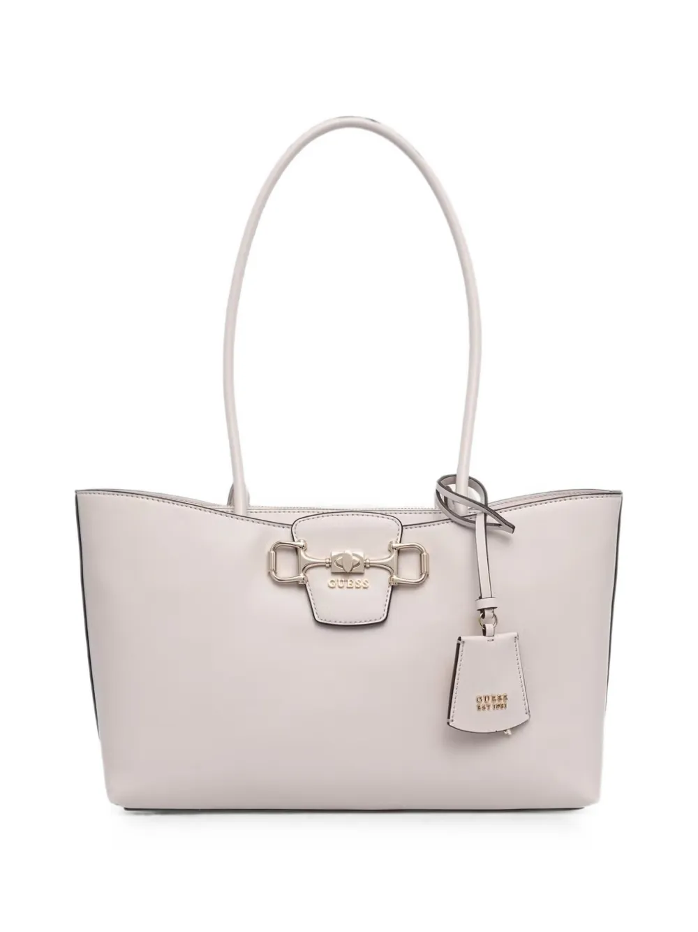 GUESS USA Janie logo-plaque horsebit tote bag - Rosa