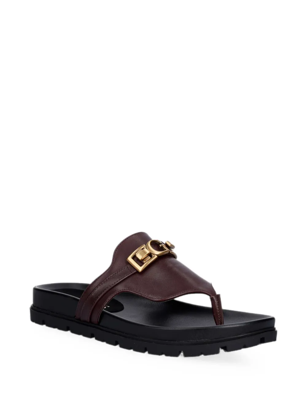 GUESS USA Farron sandalen met logoplakkaat Bruin