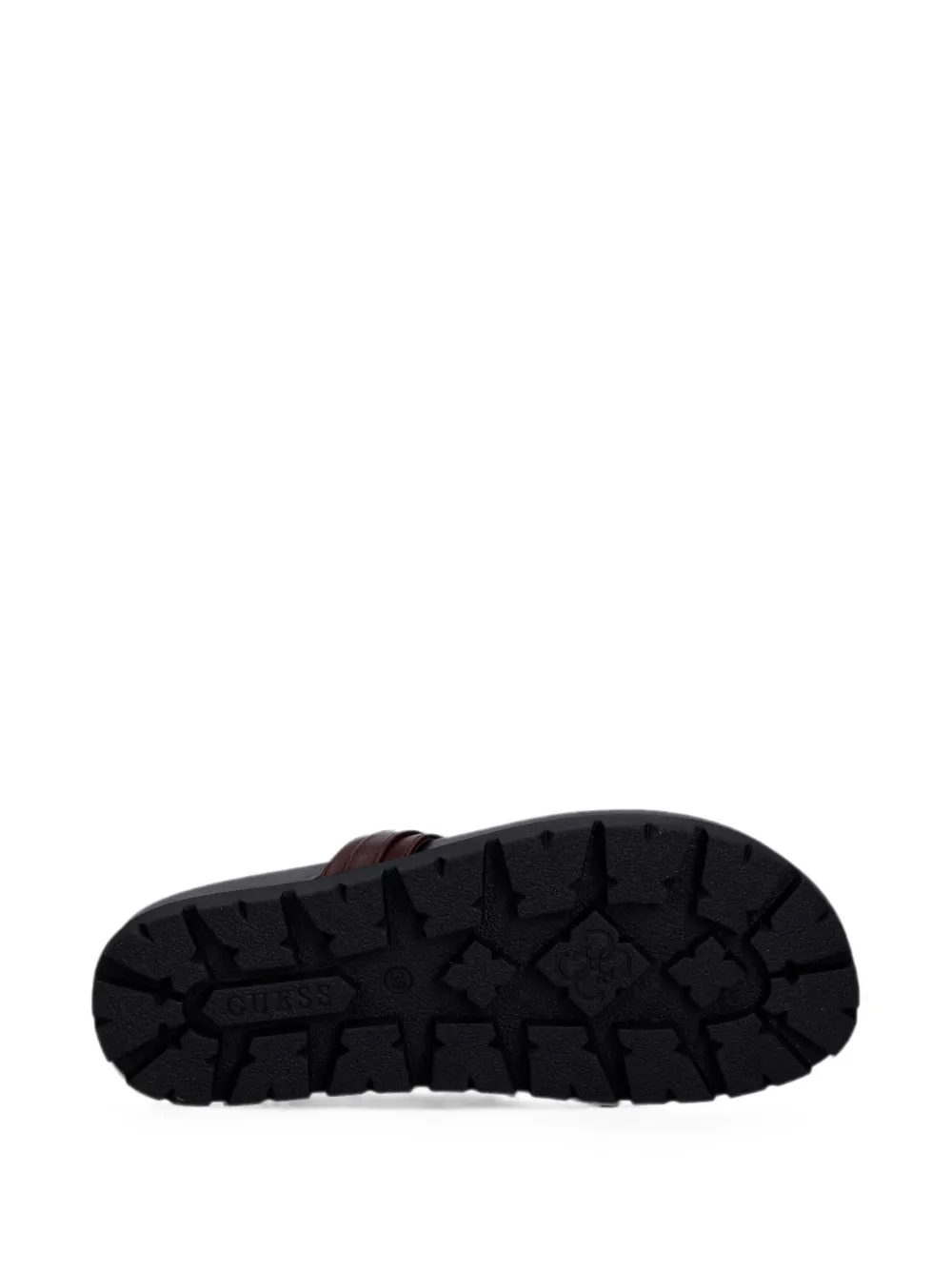 GUESS USA Farron sandalen met logoplakkaat Bruin