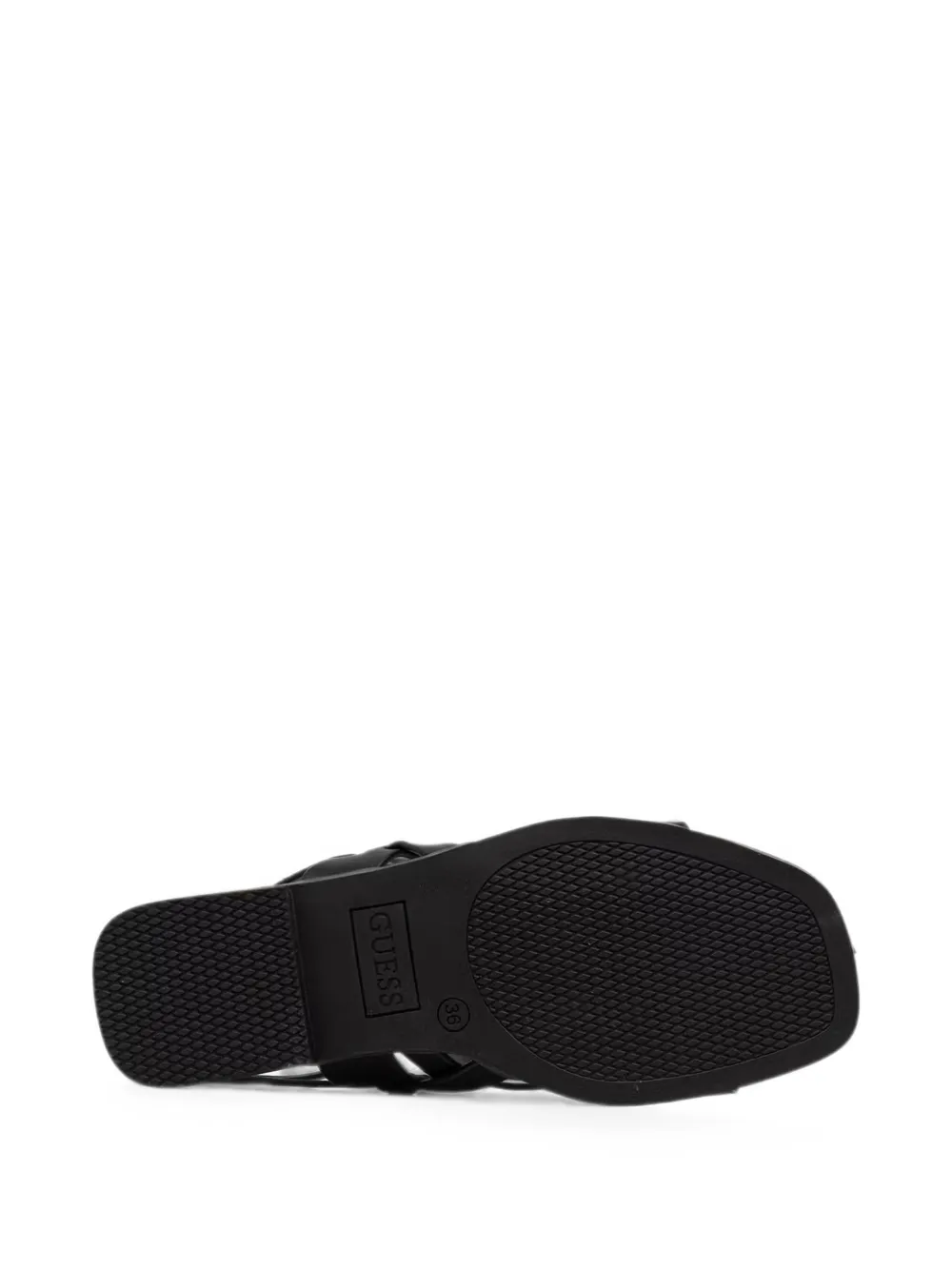 GUESS USA Rula sandalen met logo-plakkaat en bandjes Zwart