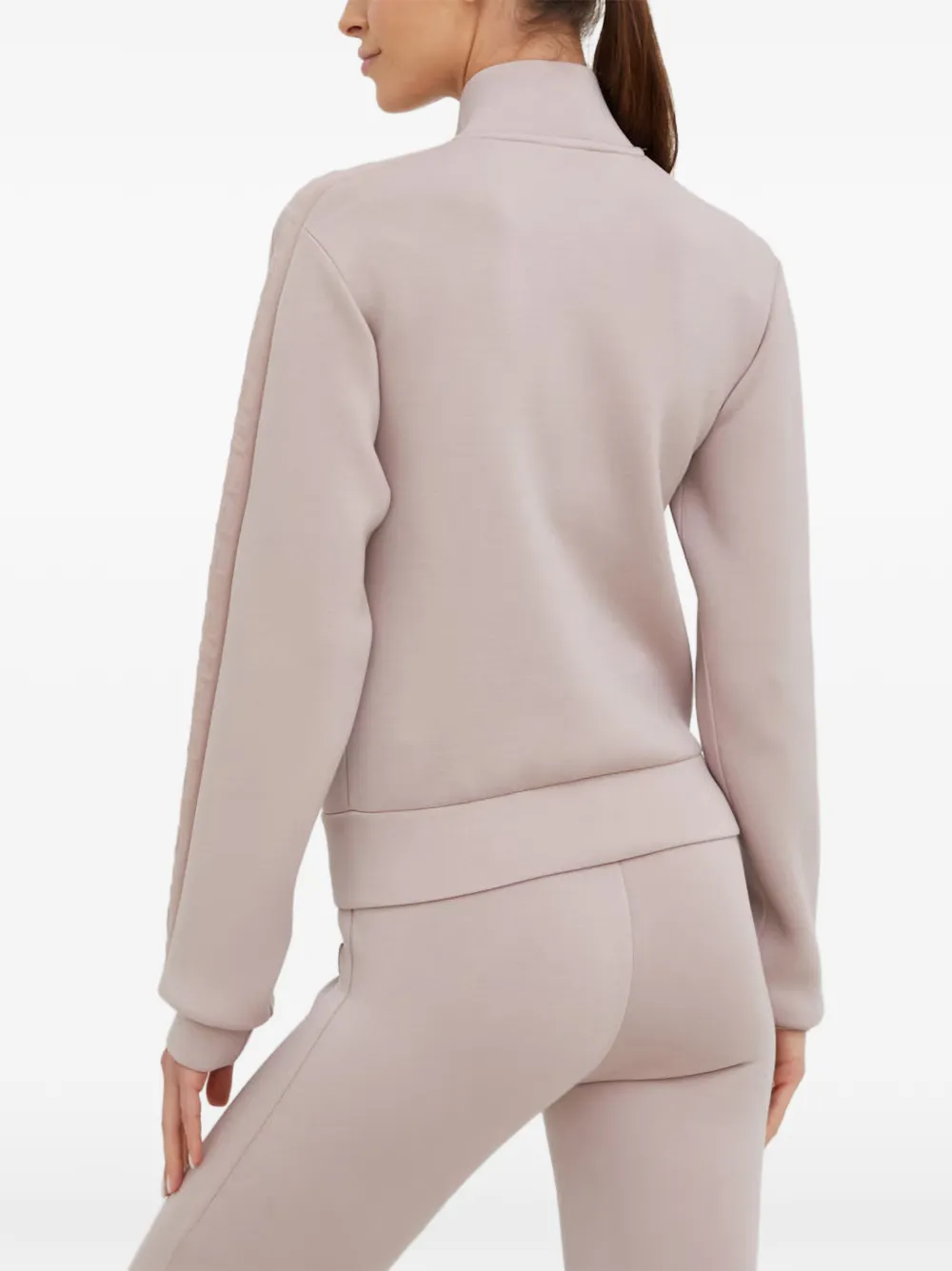 GUESS USA New Allie logo-tape zip-up sweatshirt Roze