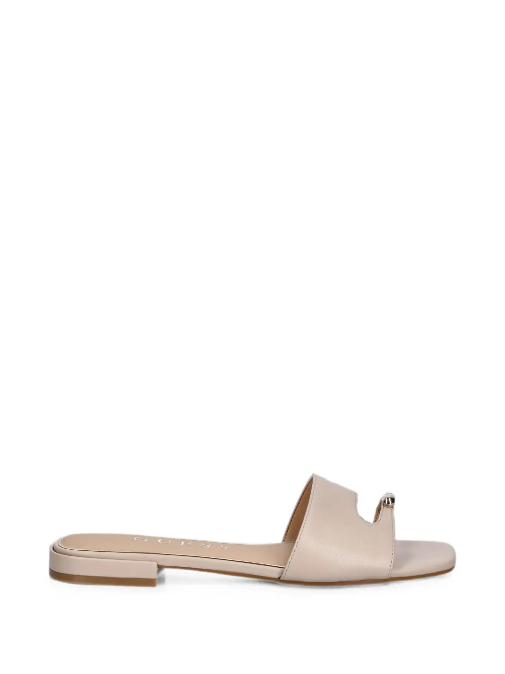 GUESS USA Tablita logo-plaque toe-strap sandals - Toni neutri