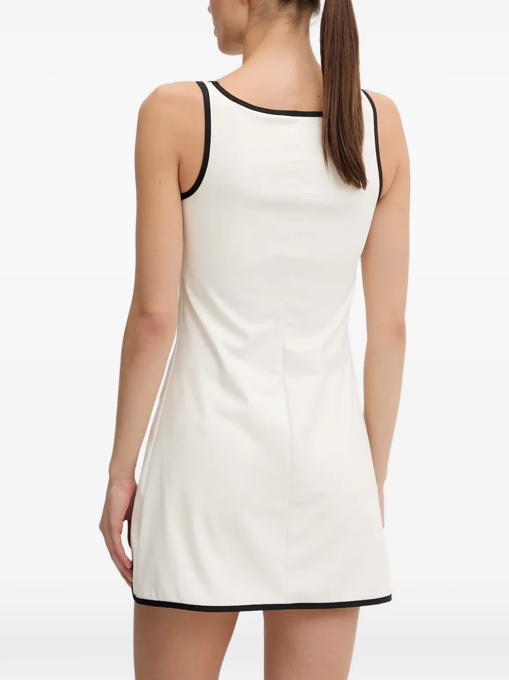 GUESS USA Mouwloze mini-jurk en slippers met afwerking Wit