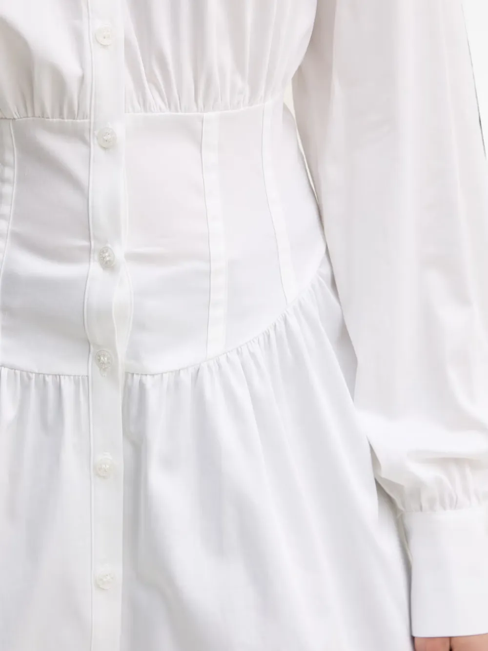 GUESS USA Blouse met korset stijl Wit