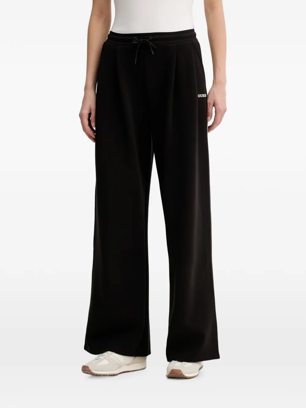 GUESS USA logo-print drawstring track pants - Nero