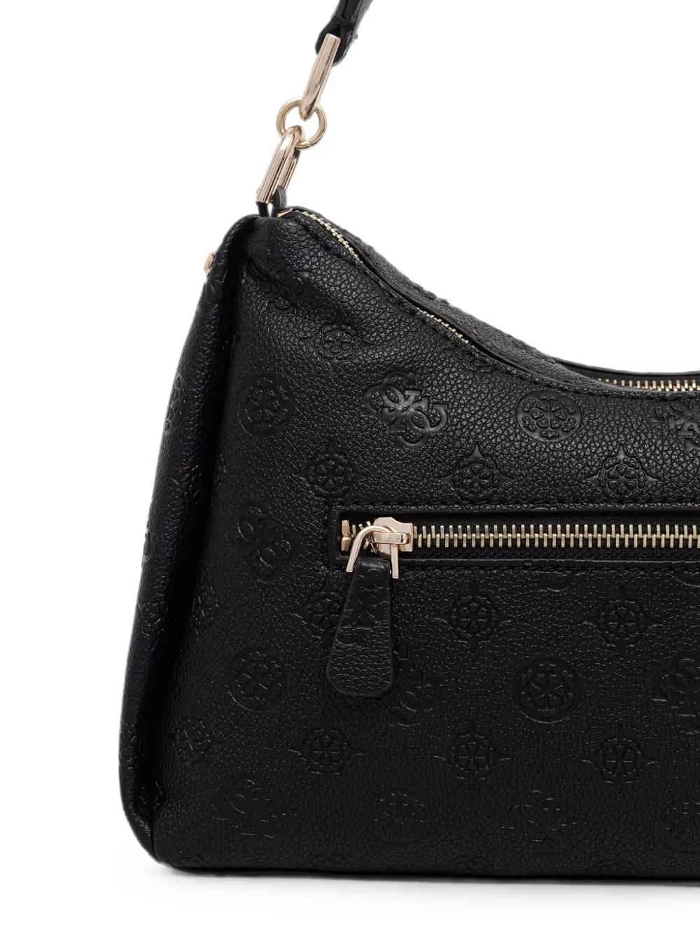 GUESS USA Anise shopper met monogram-patroon en logo-reliëf Zwart