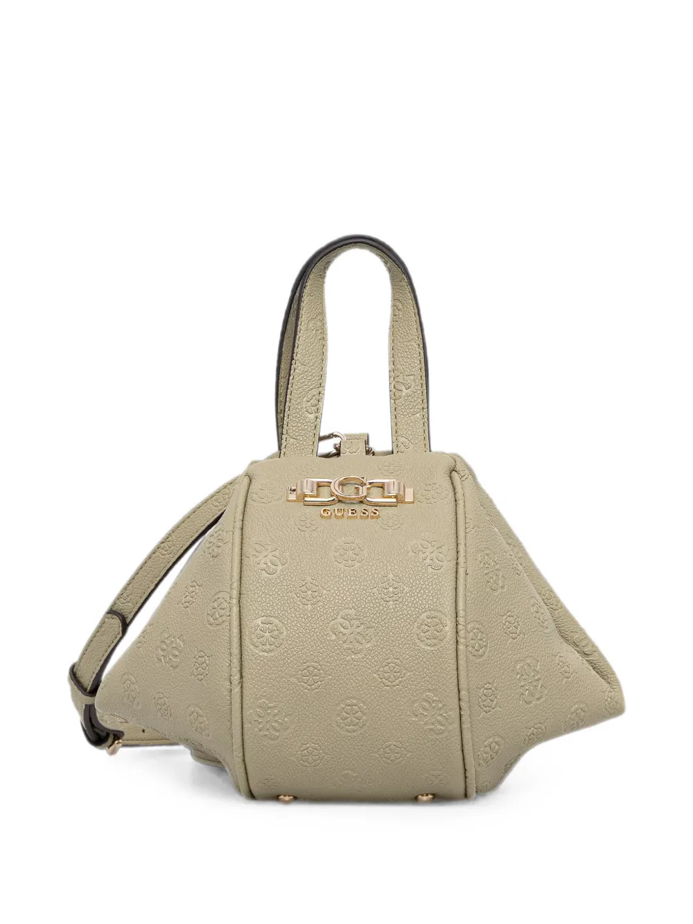 GUESS USA Anise shopper met logo-reliëf Groen