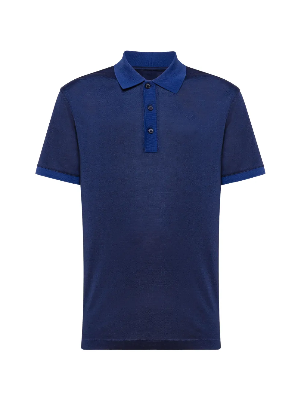 Billionaire buttoned polo shirt - Blu