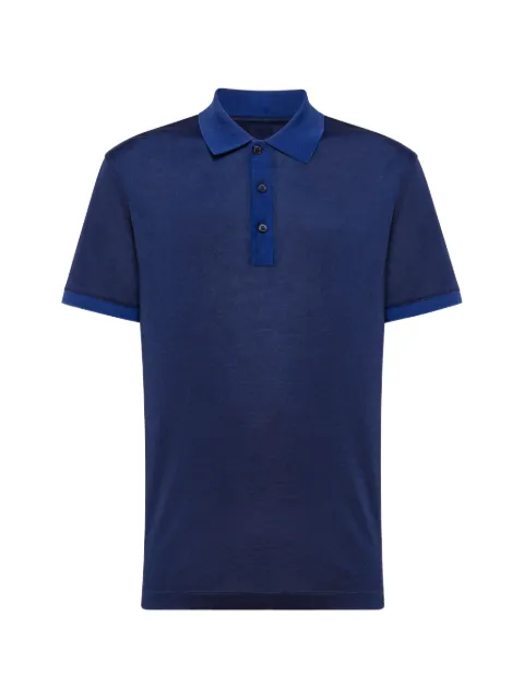 Billionaire buttoned polo shirt