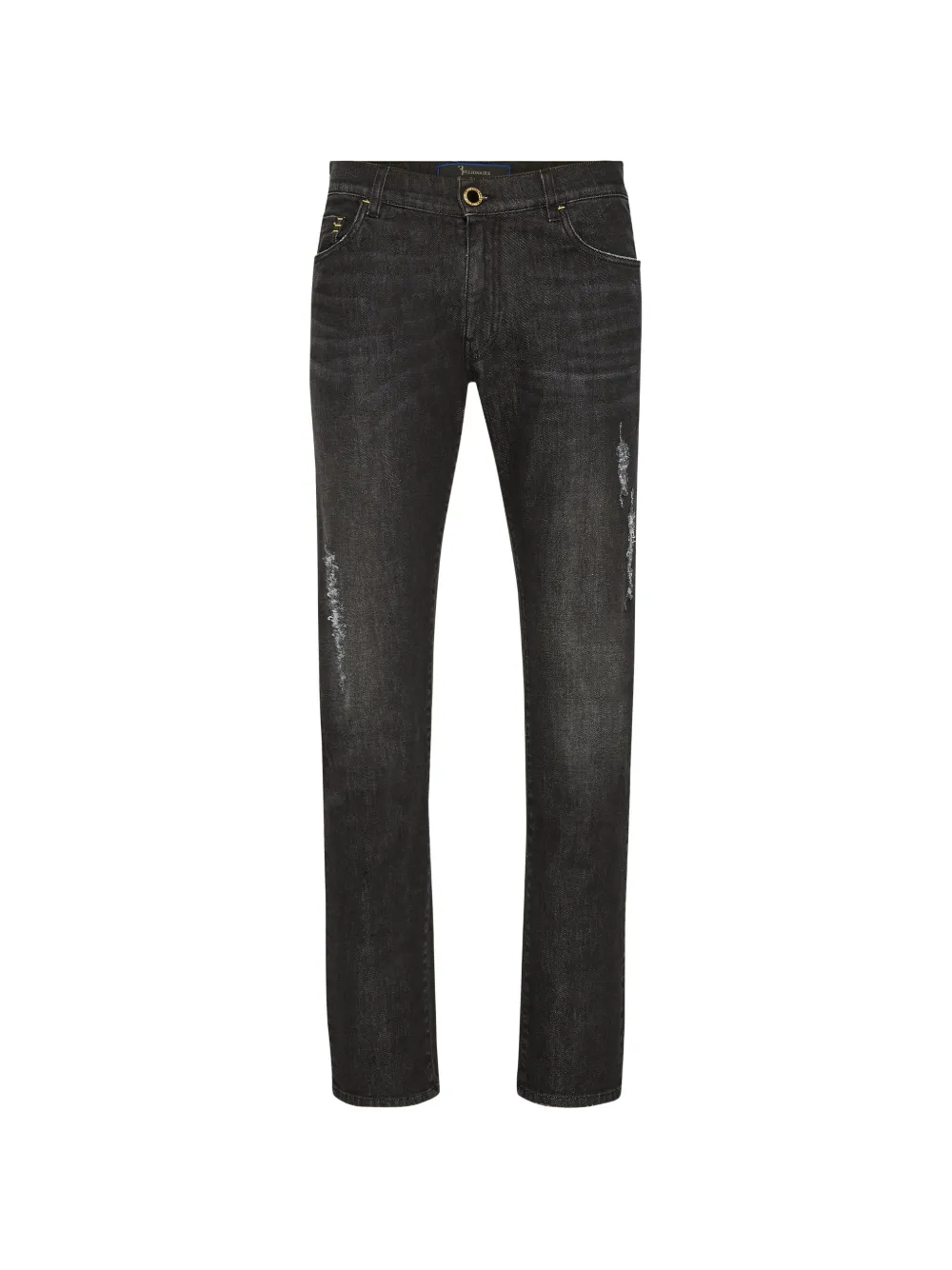 Billionaire logo-embroidered jeans - Nero