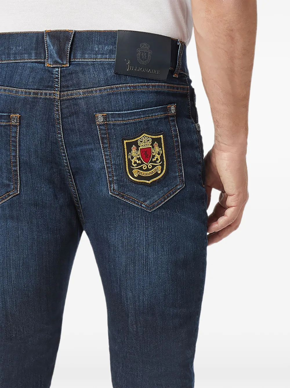 Billionaire Straight jeans Blauw