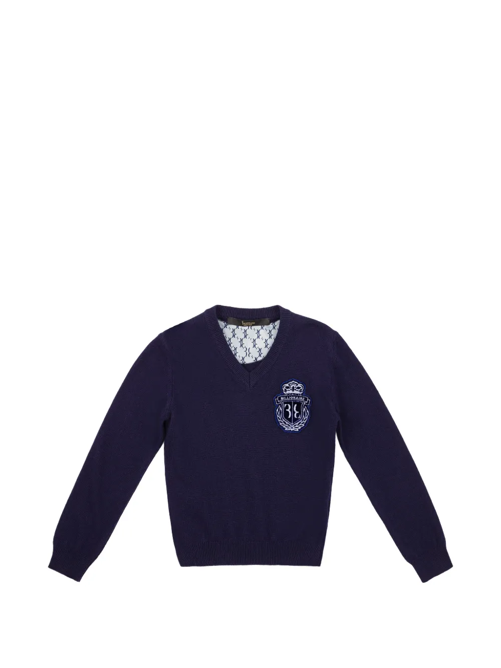 Billionaire Kids Sean V-neck sweater - Blu