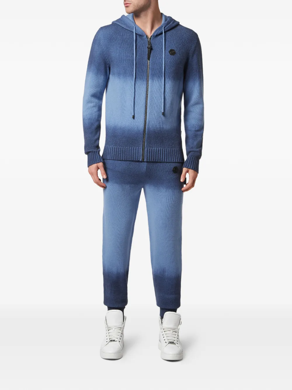 Philipp Plein Broek met kleurverloop Blauw