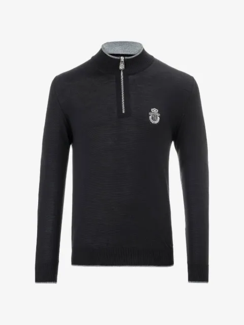 Billionaire pull à col zippé