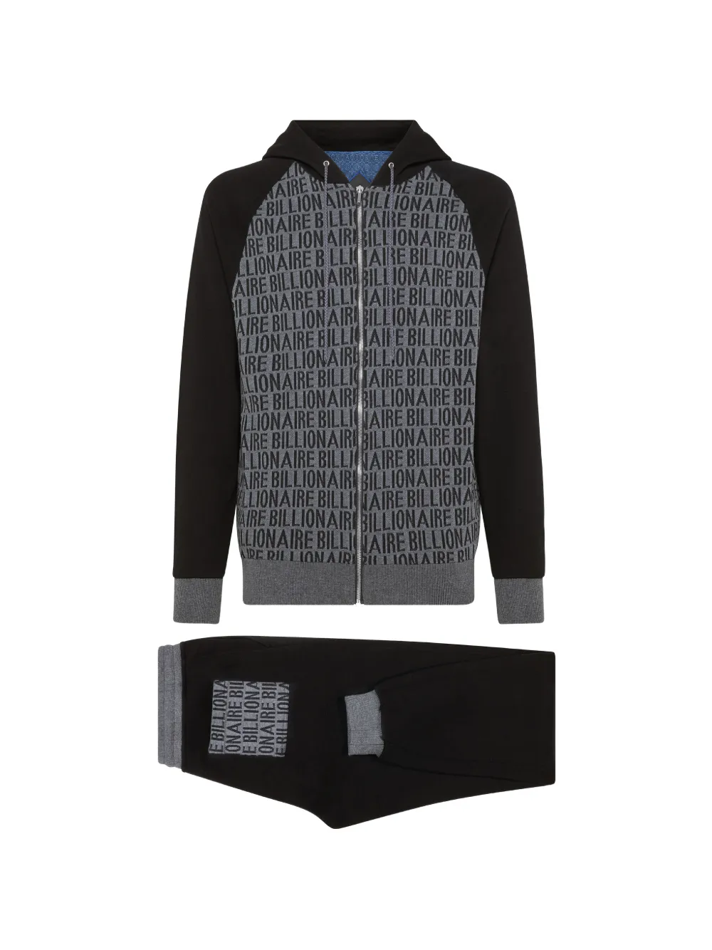 Billionaire logo-detail tracksuit - Nero