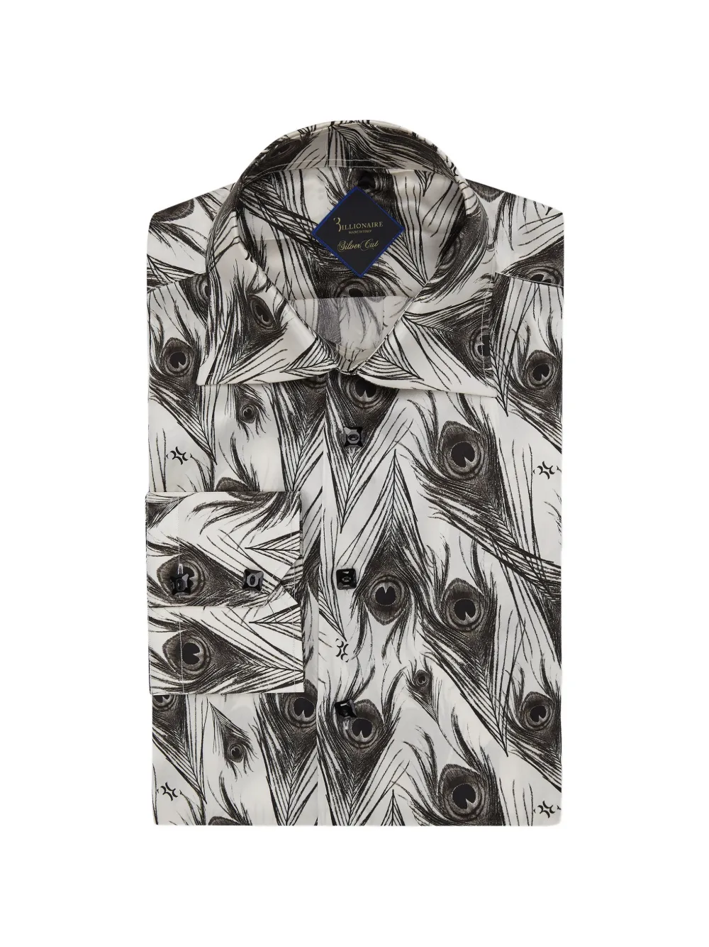 Billionaire Flavio overhemd met print Wit
