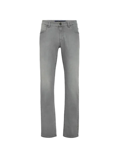 Billionaire embroidered five-pocket trousers