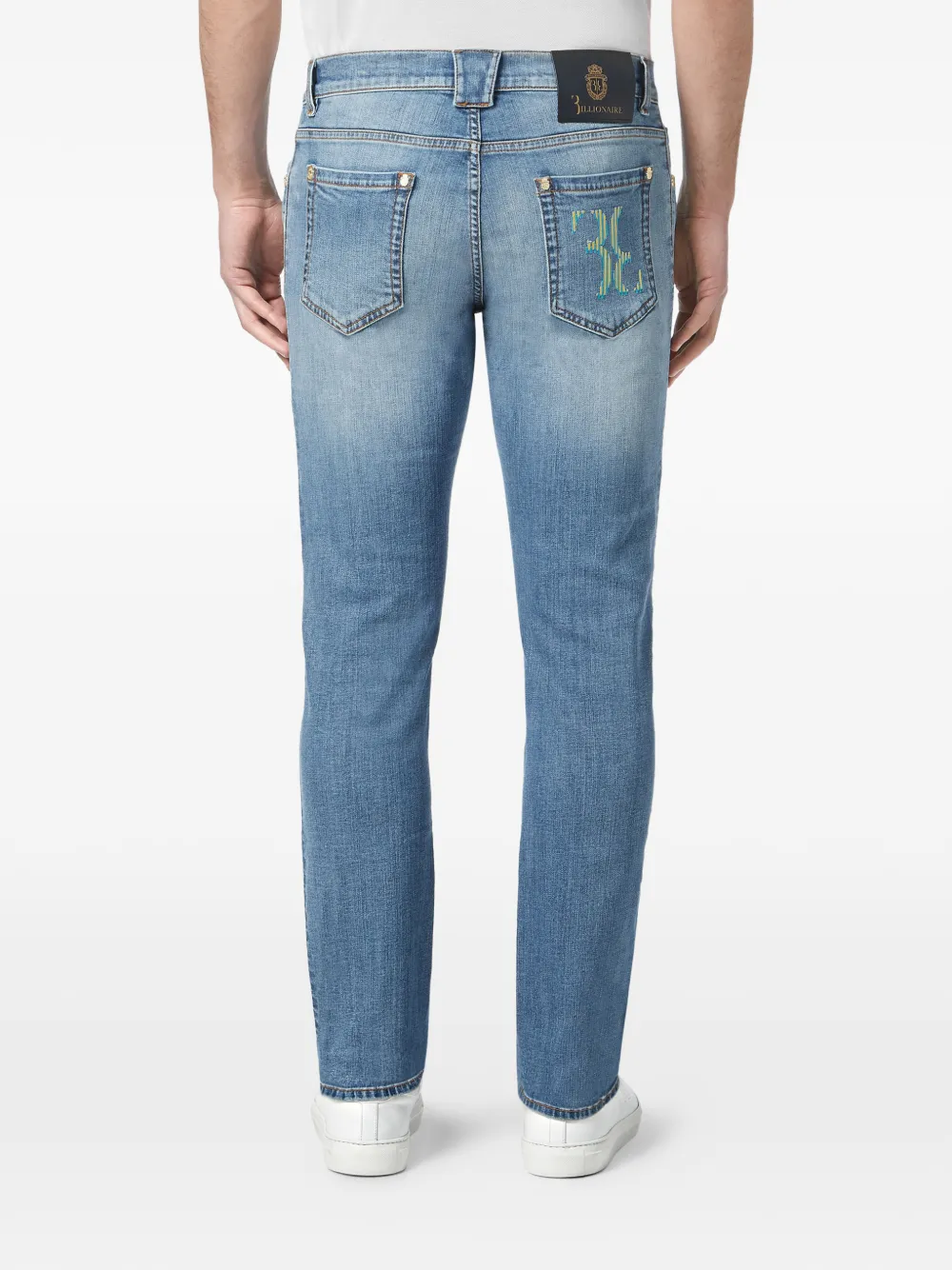 Billionaire Straight jeans Blauw