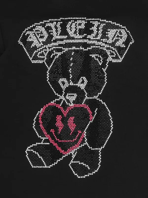 Philipp Plein Junior テディベア トラックスーツ | ブラック