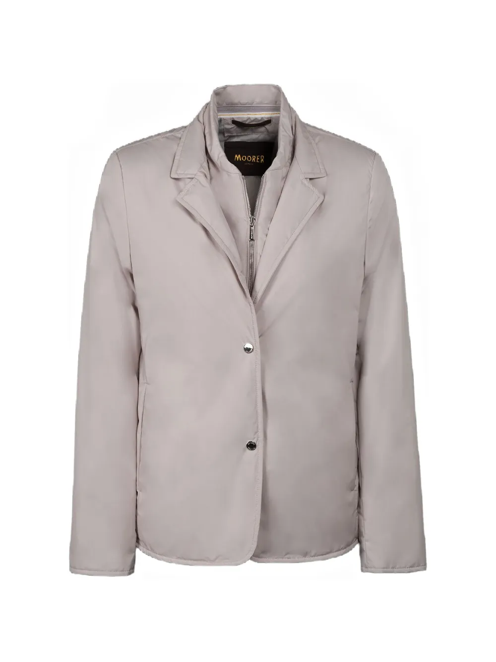 Moorer Ifigenia buttoned single-breasted blazer - Grigio
