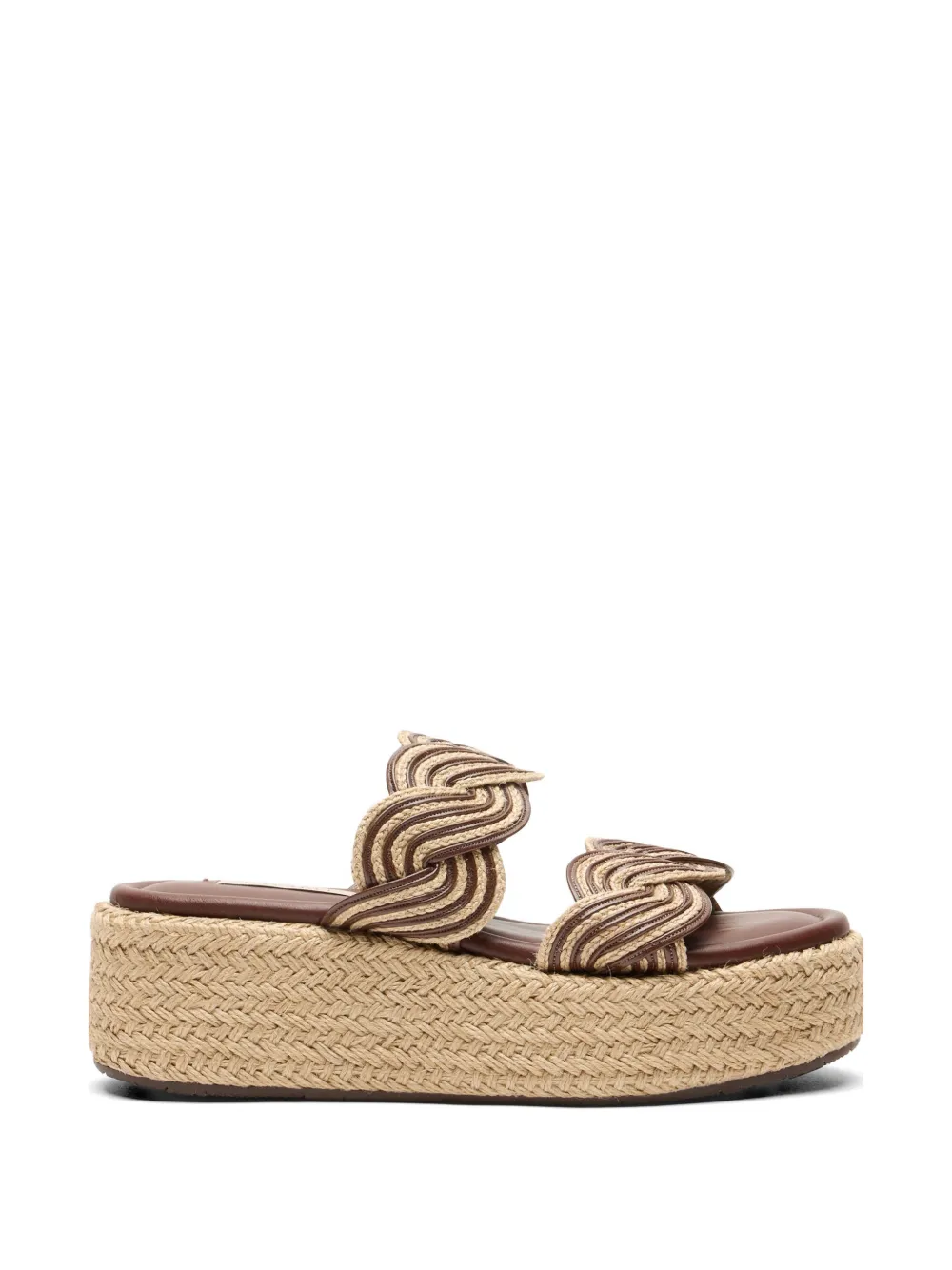 Casadei Thaiti platform sandals Beige