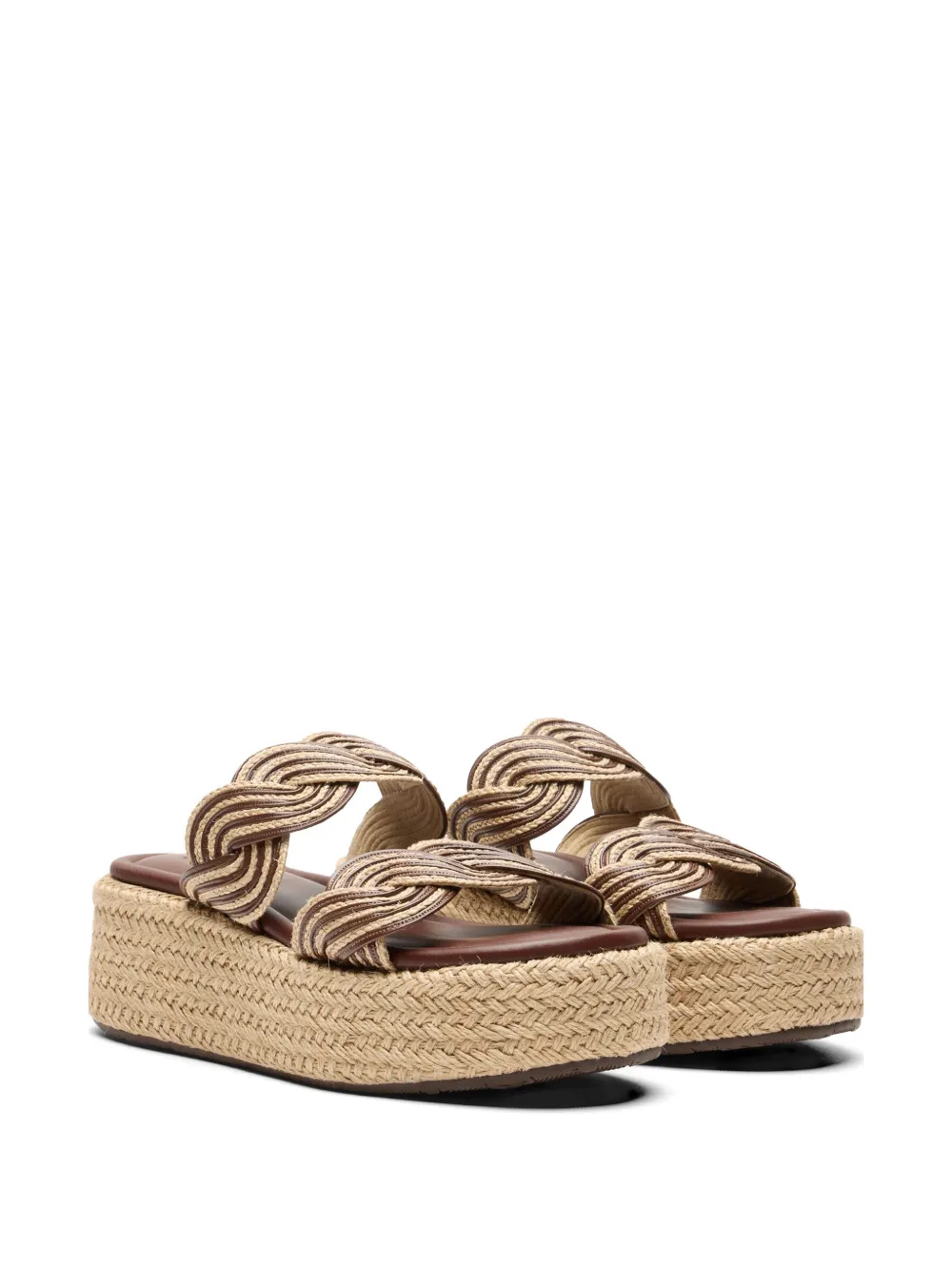 Casadei Thaiti platform sandals Beige