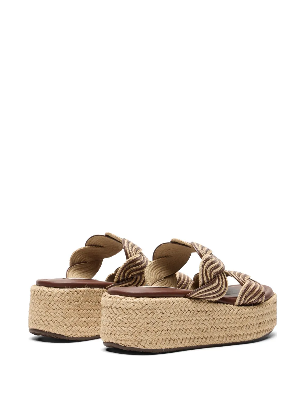 Casadei Thaiti platform sandals Beige