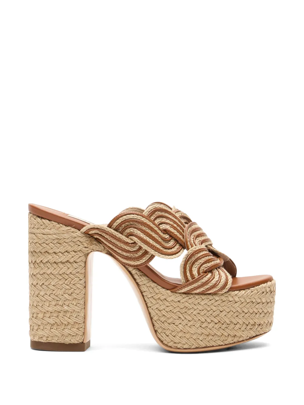 Casadei Thaiti platform pumps Beige