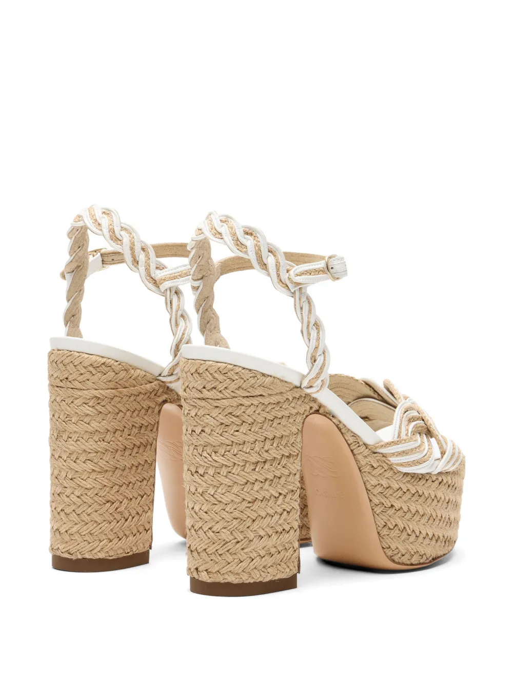 Casadei Thaiti platform sandals Wit