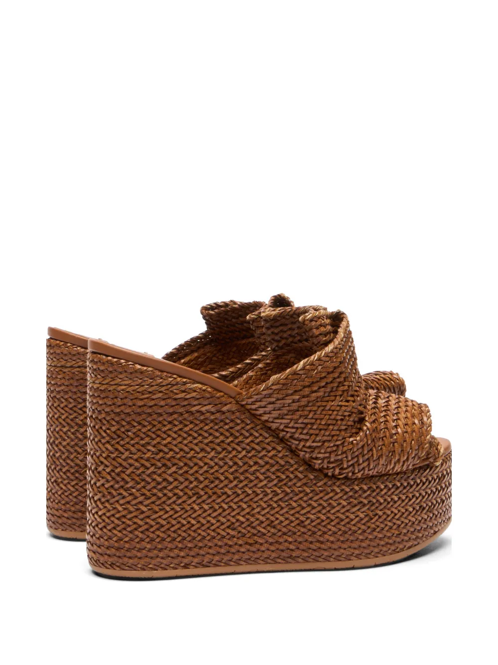 Casadei Aruba wedge sandals Bruin