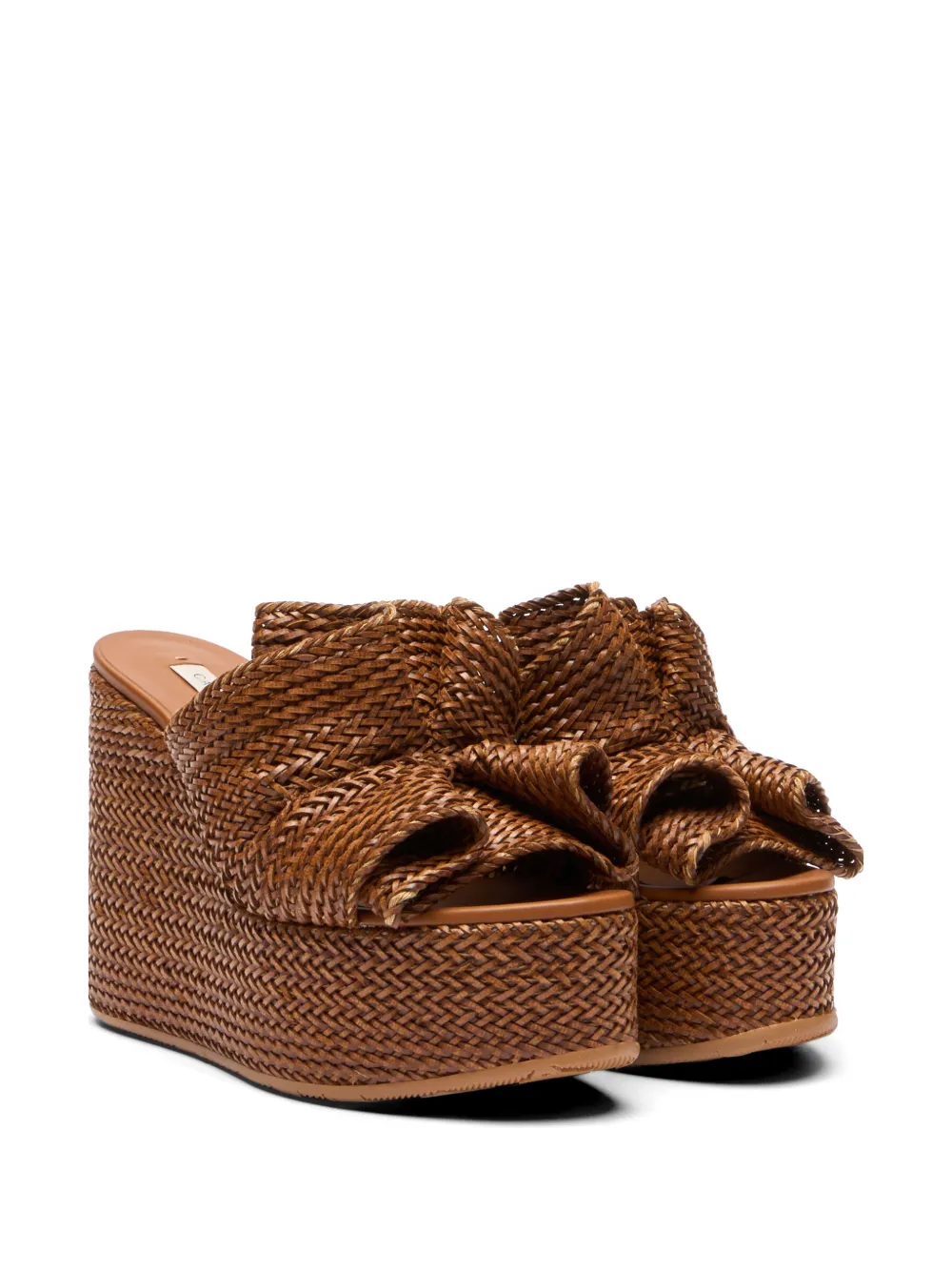 Casadei Aruba wedge sandals Bruin