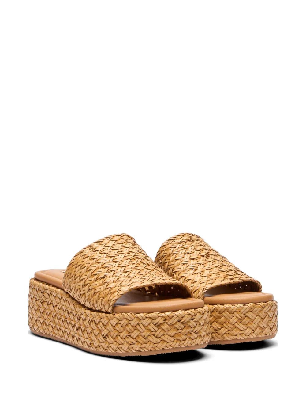 Casadei Suncity woven sandals Beige