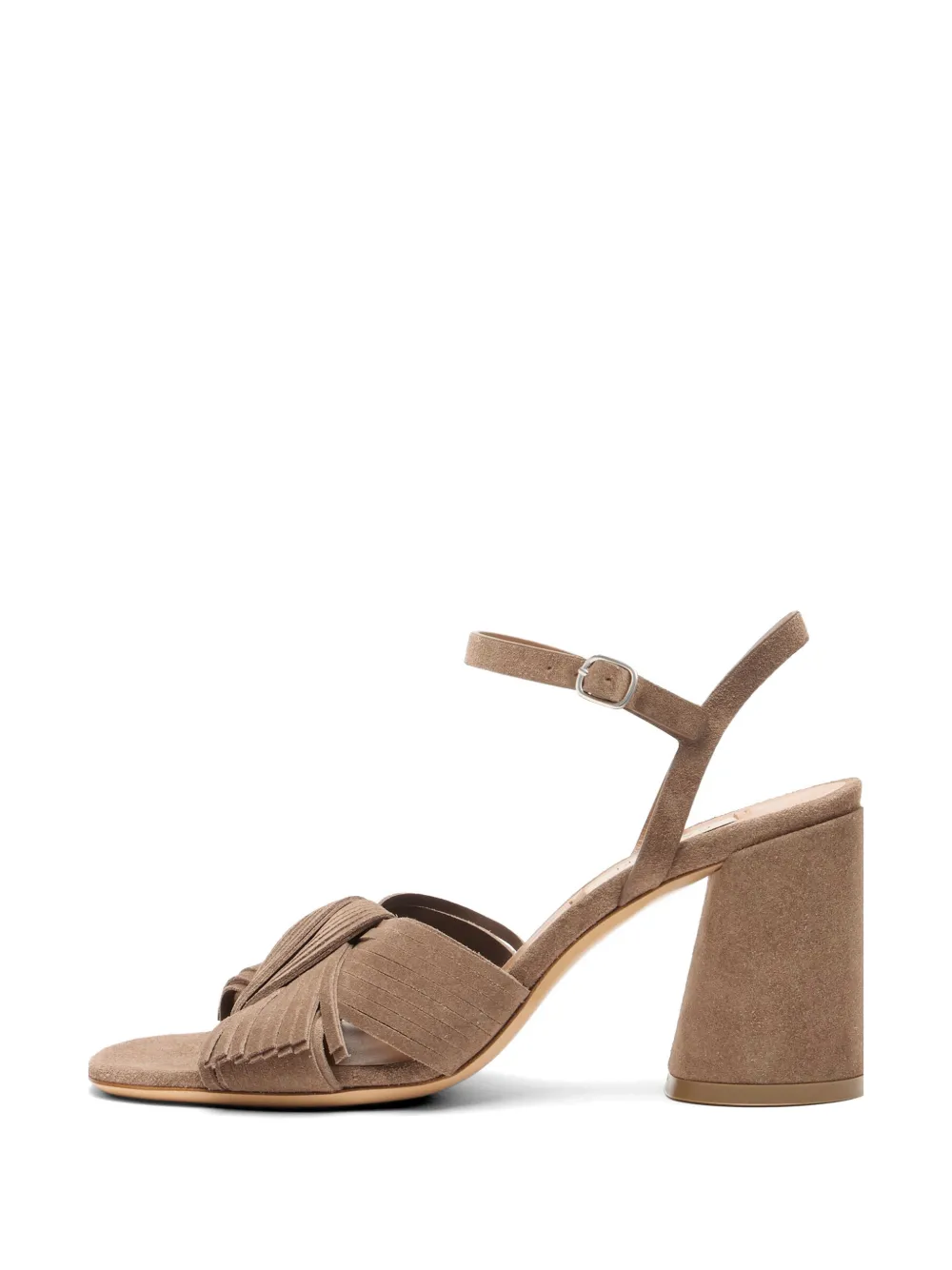 Casadei Cleo Xanadou knotted-upper heeled sandals Beige