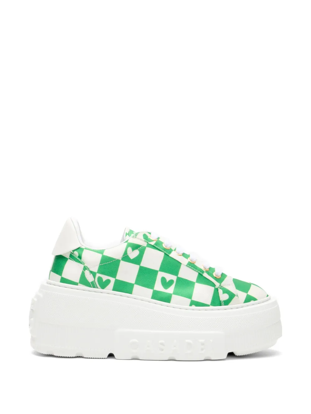 Casadei x Alessandro Enriquez Nexus lace-up sneakers - Verde