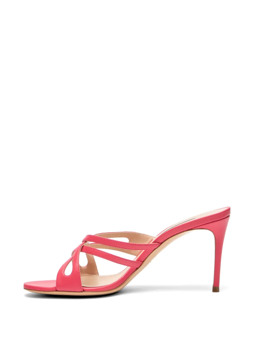Casadei Julia cut-out sandals Roze