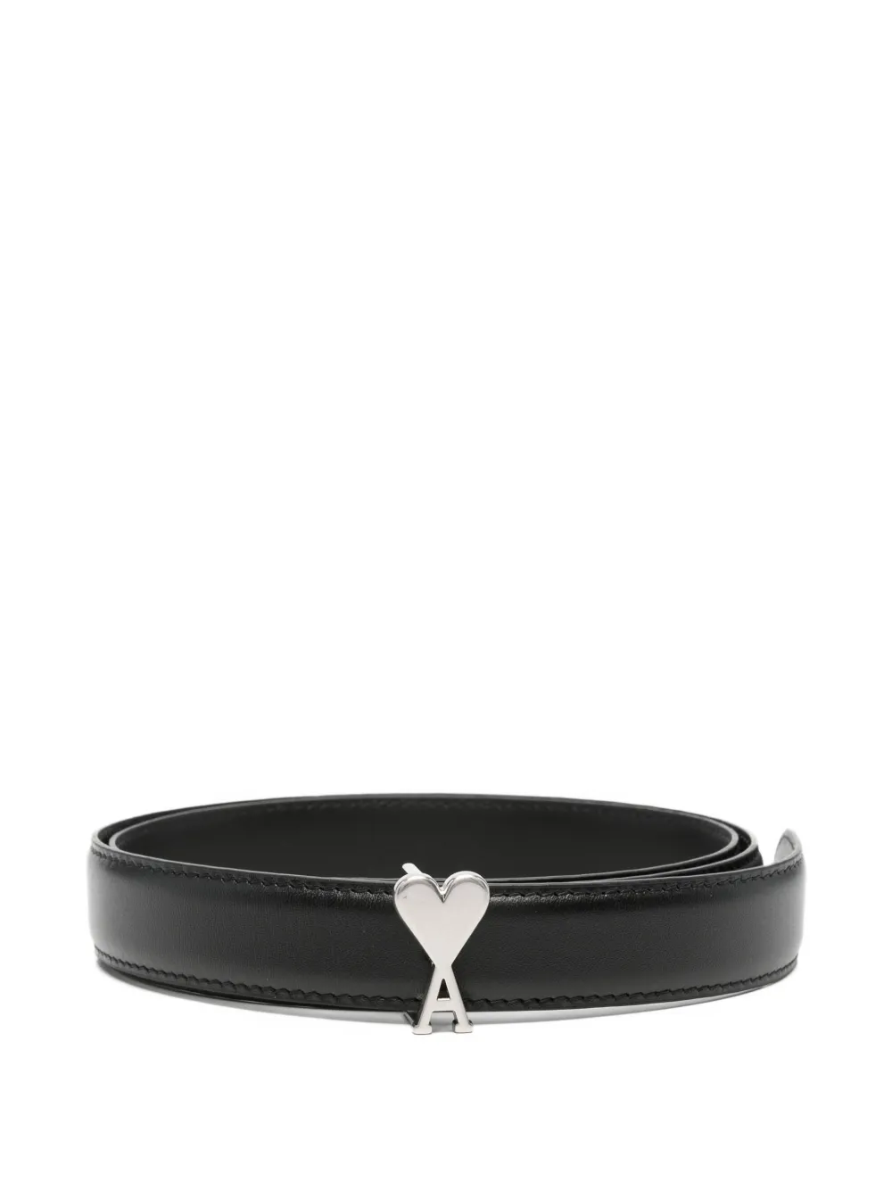 AMI Paris Ami de Coeur buckle belt - Nero