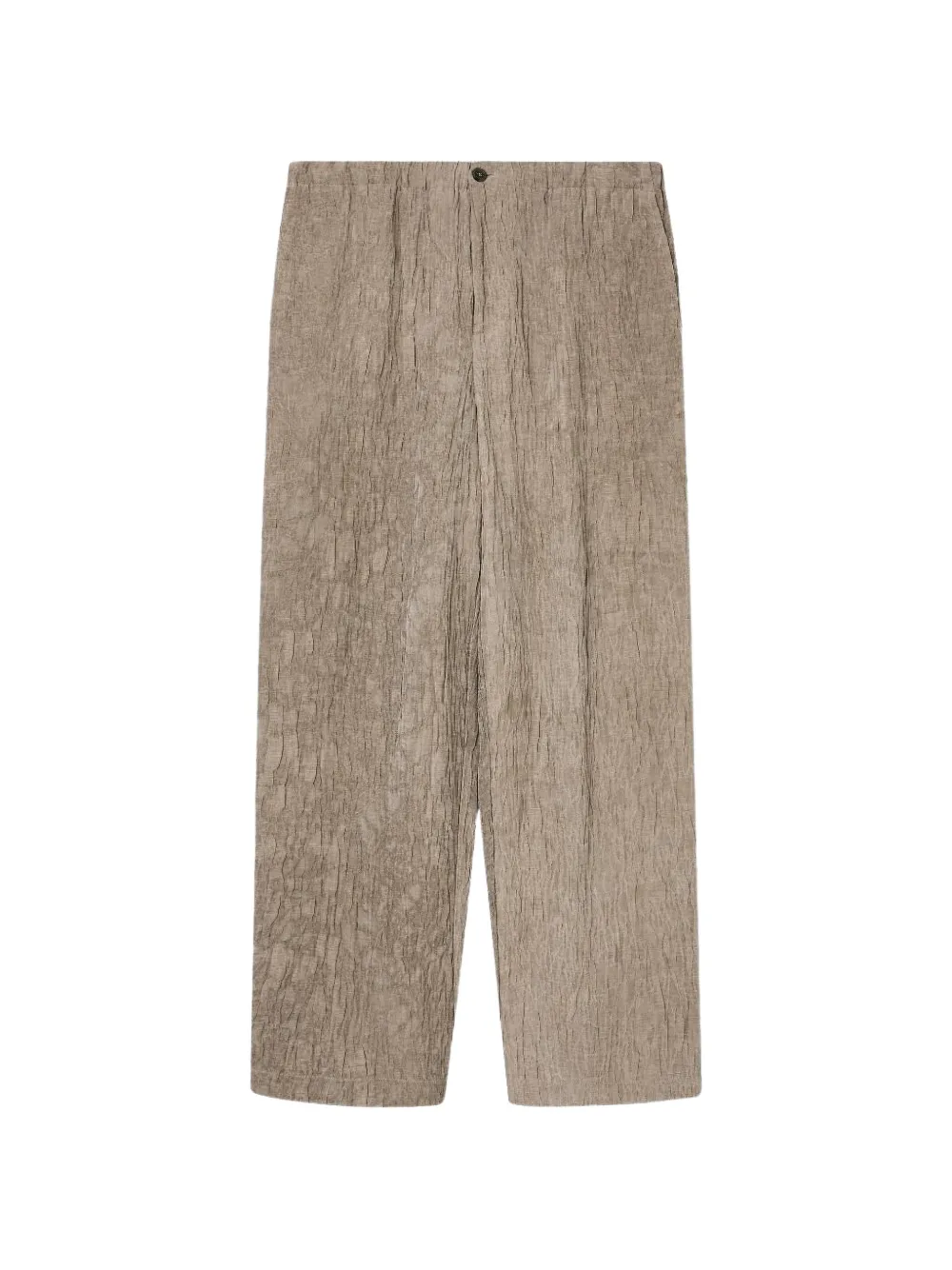 Emporio Armani elastic-waist trousers - Toni neutri