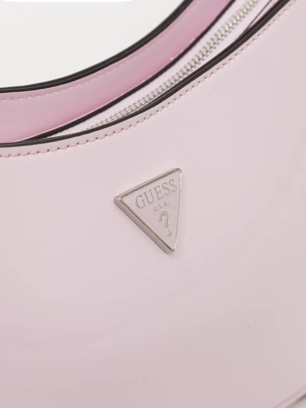 GUESS USA Arnela schoudertas met logoplakkaat Roze