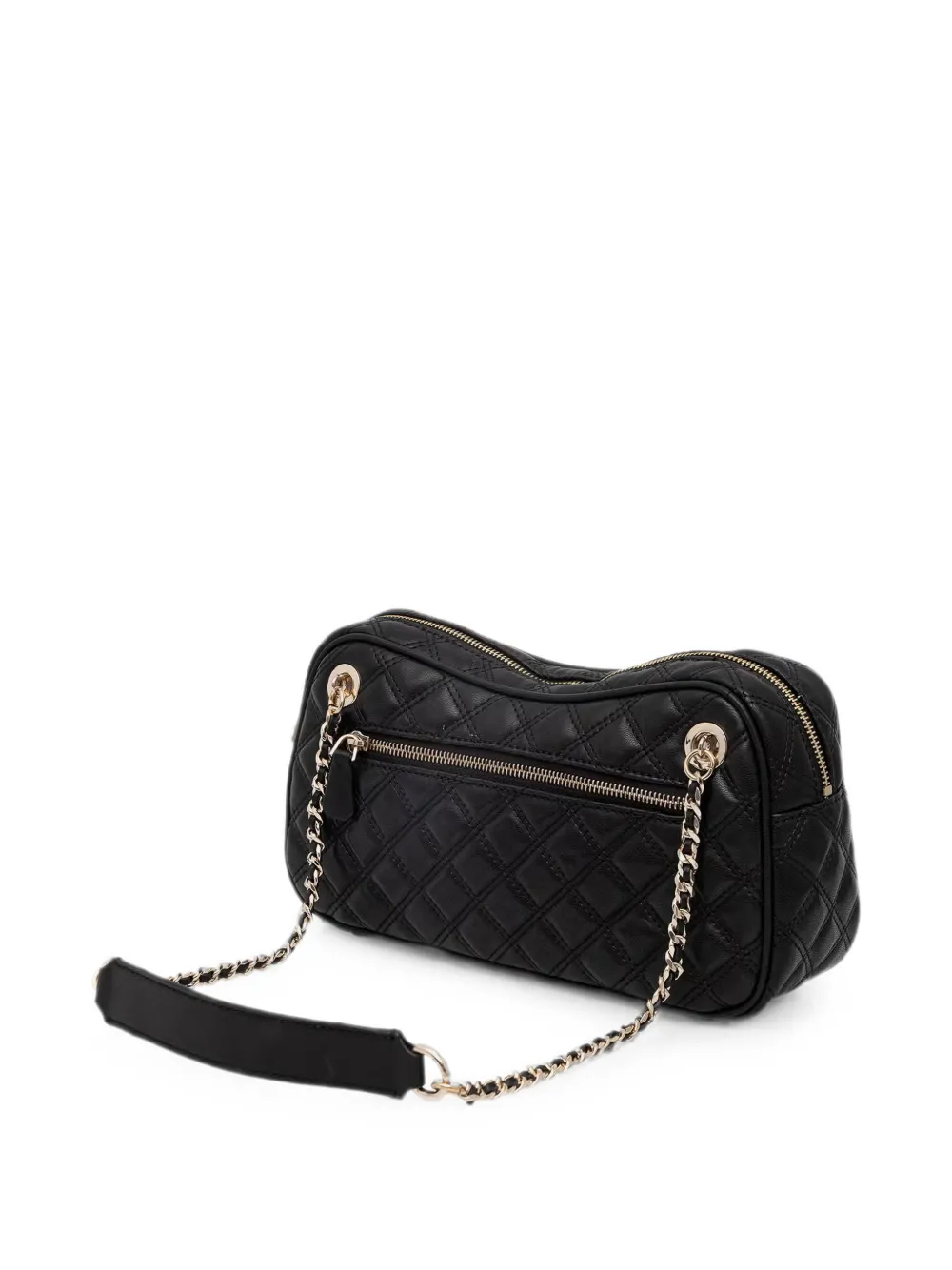 GUESS USA Giully schoudertas met logoplakkaat Zwart