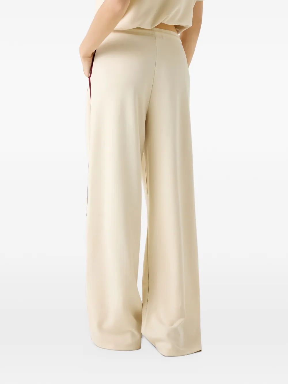 GUESS USA Trainingsbroek met wijde pijpen Beige