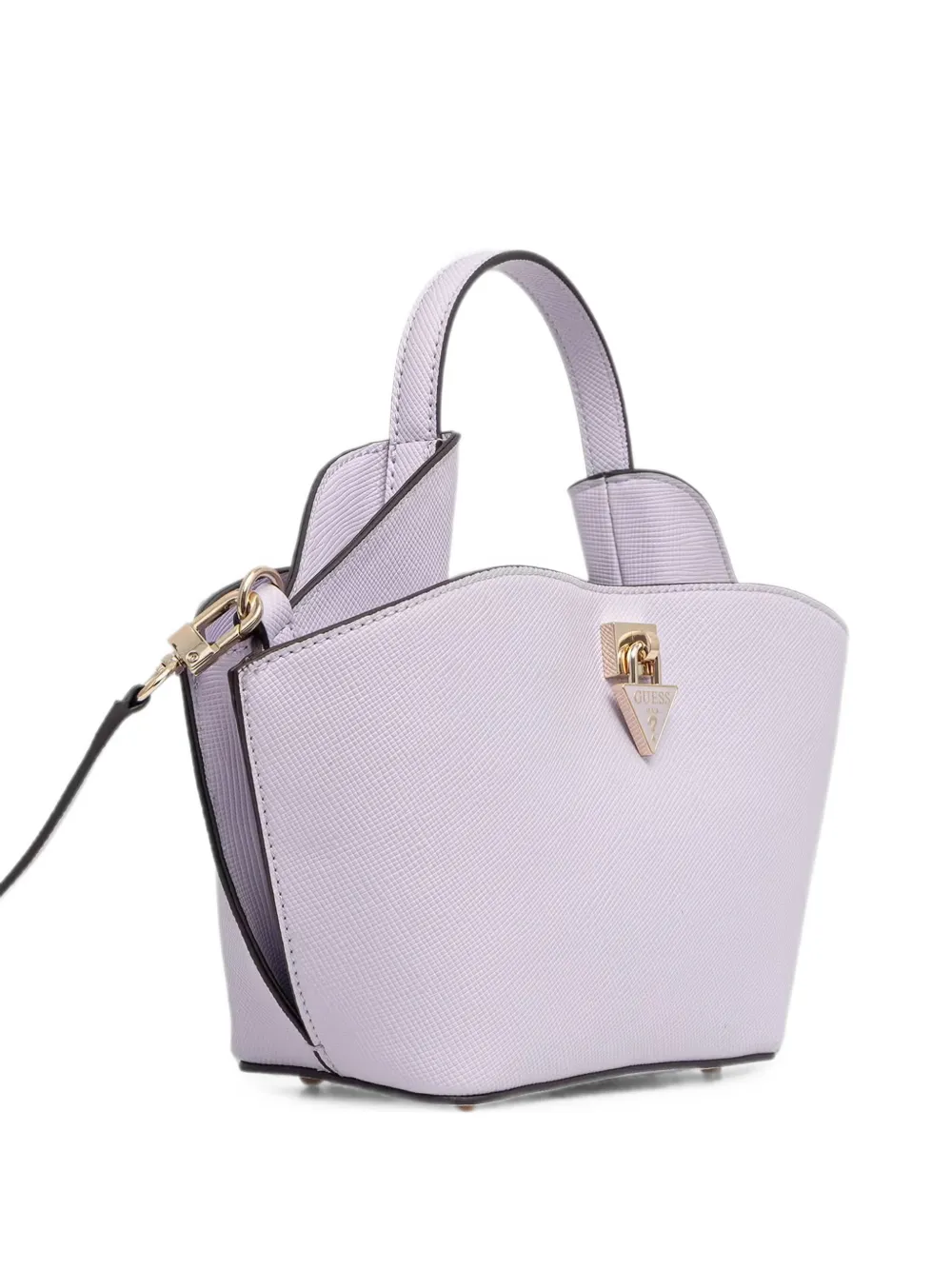 GUESS USA Patsie logo-plaque tote bag - Viola