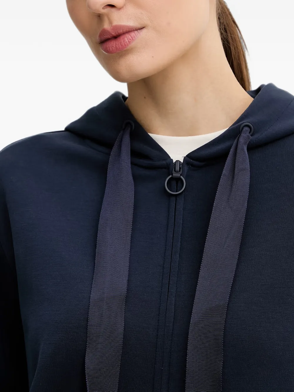 GUESS USA x North Sails hoodie met logoband en rits Blauw