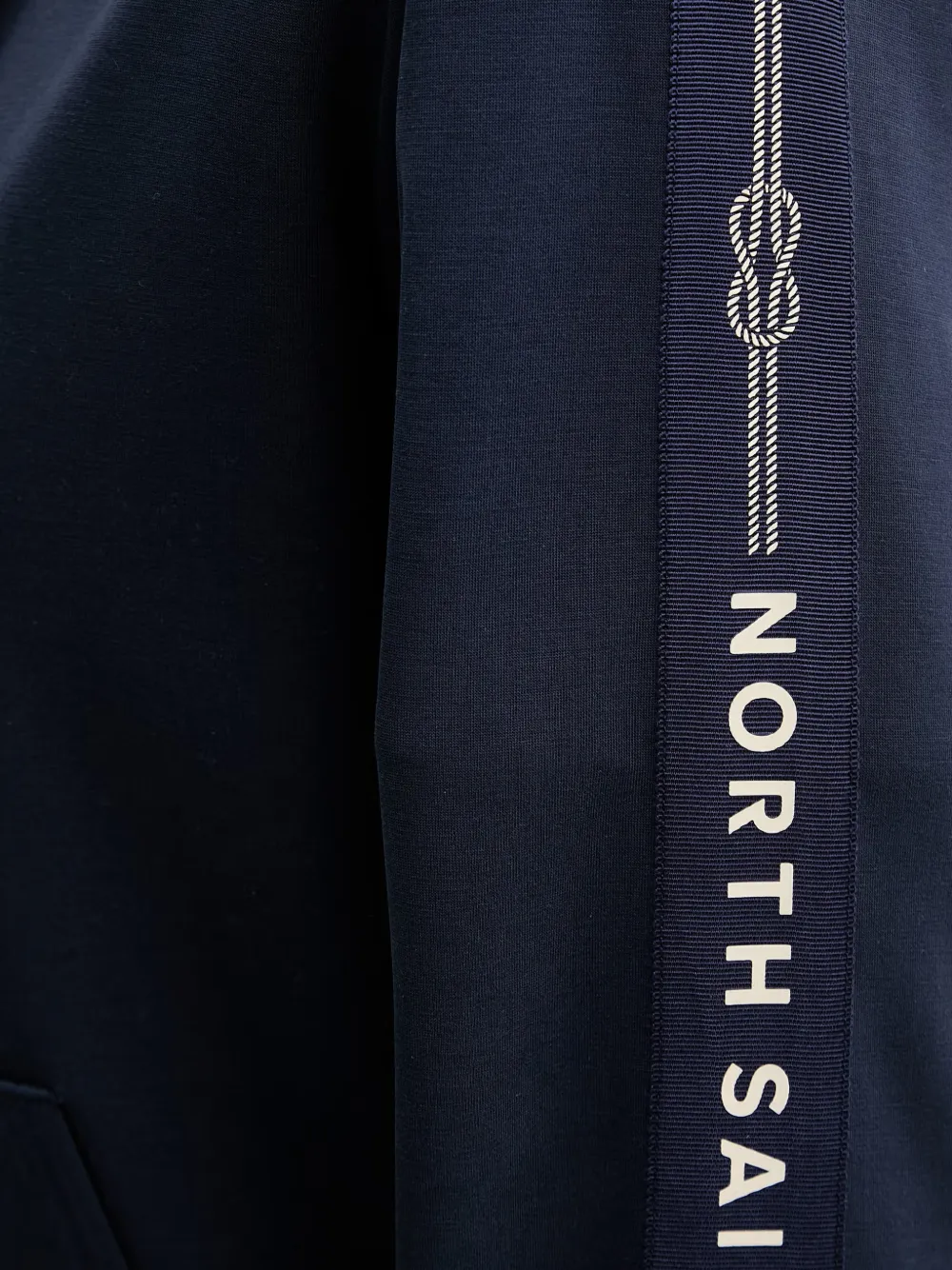 GUESS USA x North Sails hoodie met logoband en rits Blauw