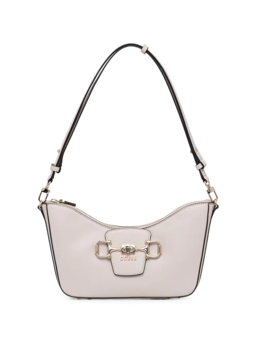 GUESS USA Janie horsebit-detail shoulder bag - Toni neutri