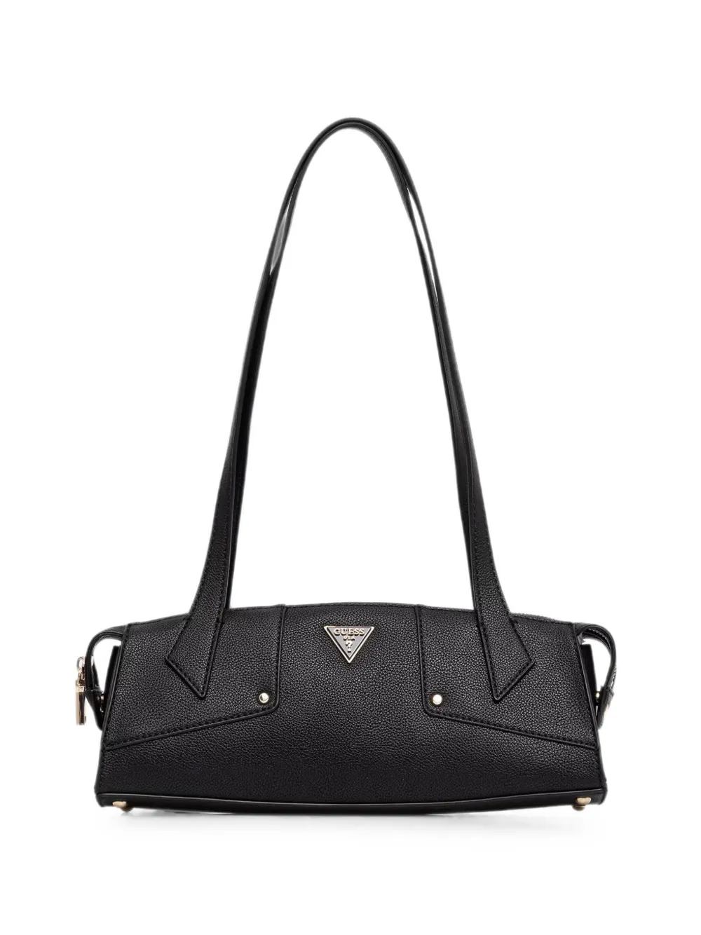 GUESS USA Darcy logo-plaque pebbled tote bag - Black